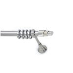 Μεταλλικό Κουρτινόξυλο Νίκελ Ματ Φ25