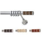 Μεταλλικό Κουρτινόξυλο Νίκελ Ματ Φ25