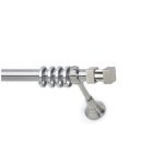 Μεταλλικό Κουρτινόξυλο Νίκελ Ματ Φ25