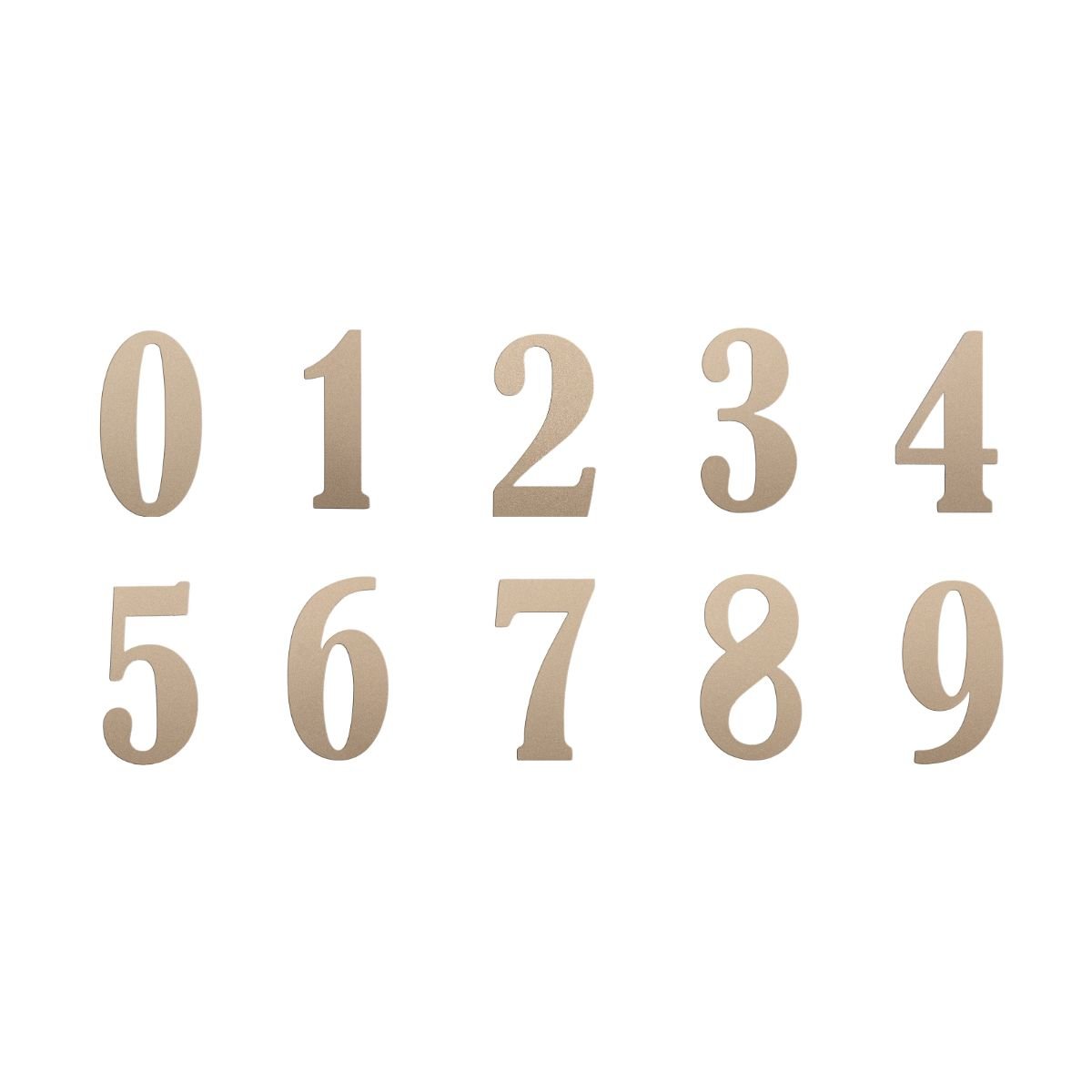 xr:d:DAFgcXgMpFo:222,j:2392960391646142718,t:24032812 Roline 468 Πινακίδες με Αριθμό Σετ από Πλαστικό Μεταλλιζέ 50mm - Image 1