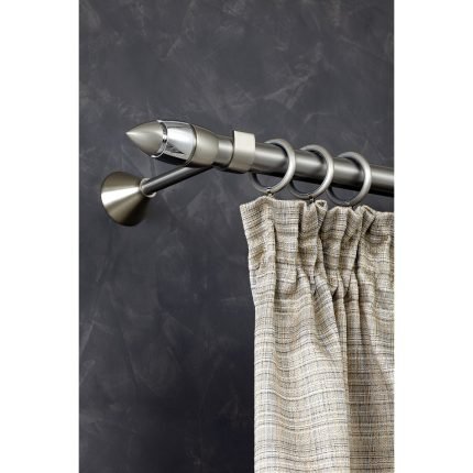 Ινοξ κουρτινόξυλo Φ25 Space της σειράς Ασλάνης