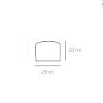 Στοπ Πόρτας Μαγνητικό Nίκελ Ματ Best No 2 - Image 2