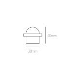 Στοπ Πόρτας Nίκελ Ματ Best 4Κ - Image 2