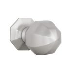 Roline Κ373 Μπουλ Εξώπορτας από Ορείχαλκο Νίκελ Ματ Φ68mm