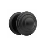 Roline Κ380 Μπουλ Εξώπορτας από Ορείχαλκο Μαύρο Ματ Φ69mm