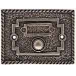 Roline K396 Κουδούνι από Ορείχαλκο Old Silver 98x73mm