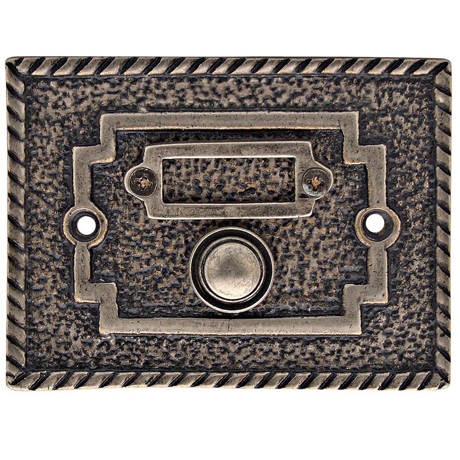 Κ39620OS Roline K396 Κουδούνι από Ορείχαλκο Old Silver 98x73mm - Image 1