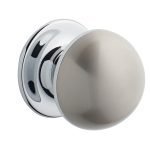 Μπούλ Εξώπορτας Νικελ Ματ/Χρώμιο Ζωγομετάλ 86