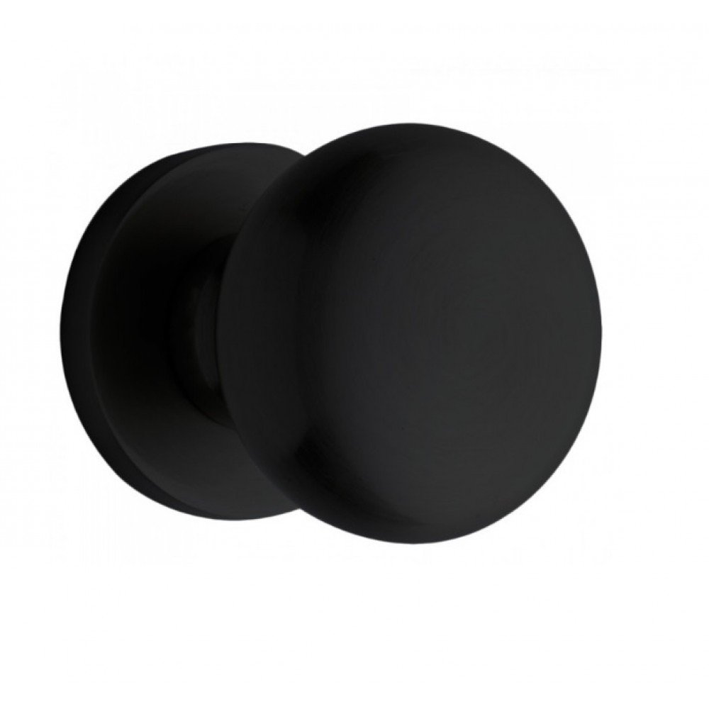 ζογο Νο 183 Πόμολα Πόρτας Με Ροζέτα Μάυρο Ζωγομετάλ 183 - Image 1