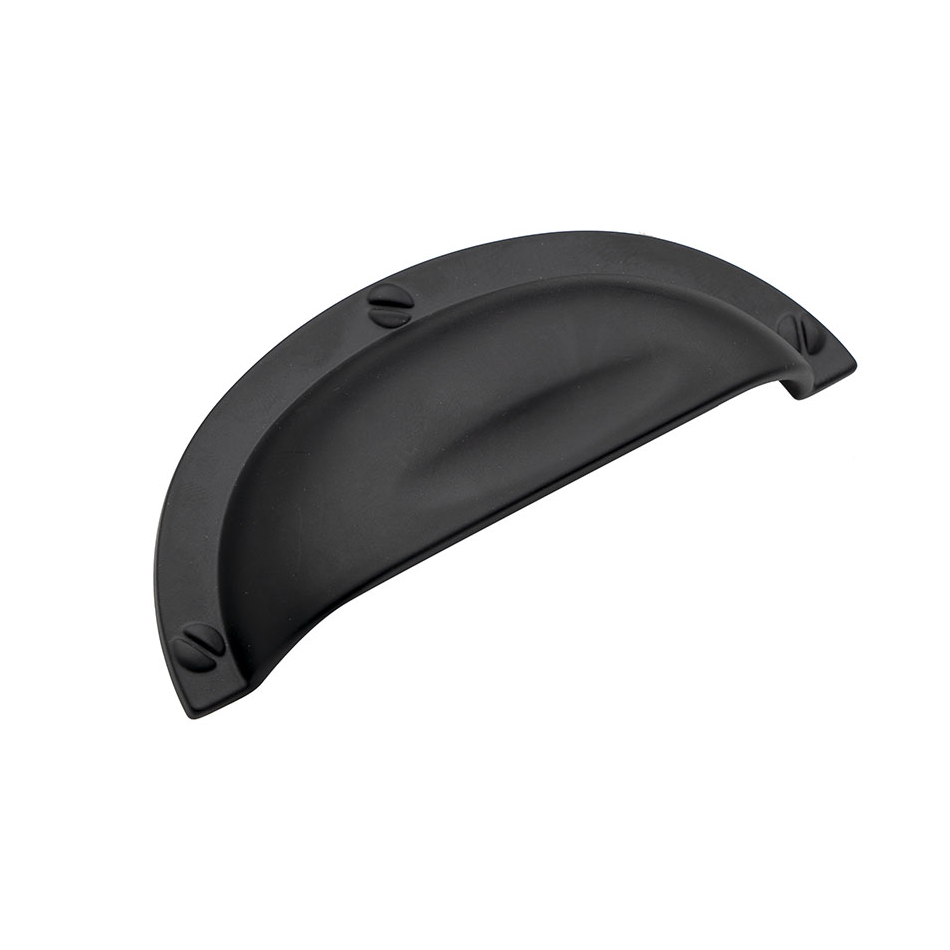 ςερ Roline 647 Λαβή Επίπλου από Ζάμακ Μαύρο Ματ με Κέντρα 64mm - Image 1