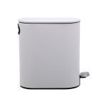 Πεντάλ και πιγκάλ σετ “ΟΒΑΛ” 5Lt σε χρώμα Λευκό. (soft close) - Image 7