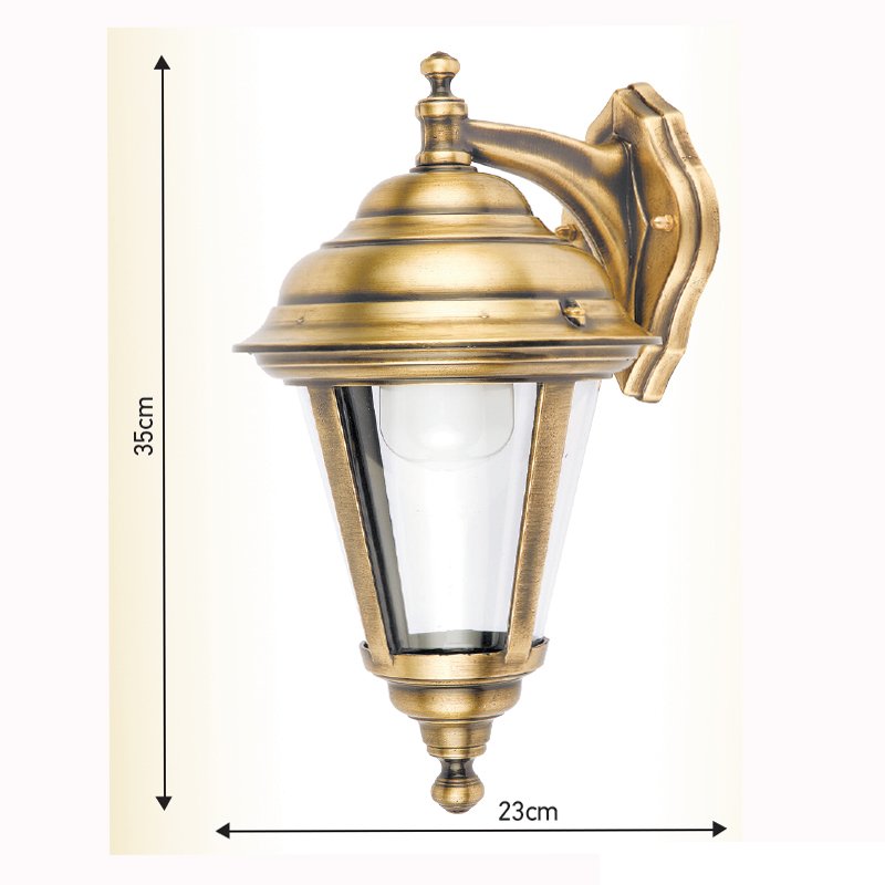 001 brass pygo (13) Ιταλικό Μπρούτζινο Φωτιστικό 0322 - Image 1
