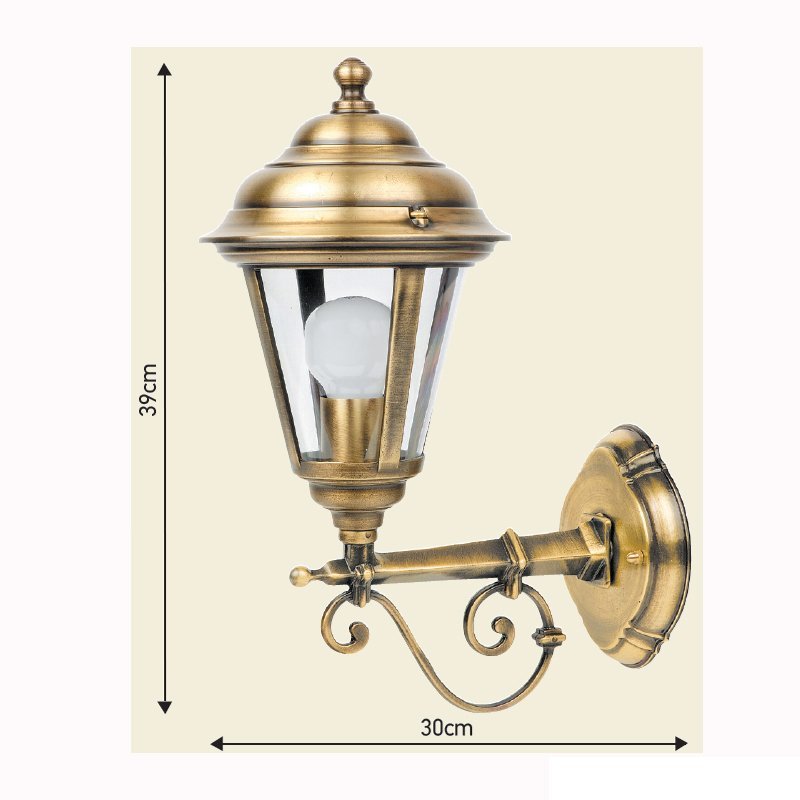 001 brass pygo (16) Ιταλικό Μπρούτζινο Φωτιστικό 0325 - Image 1