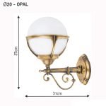 Ιταλικό Μπρούτζινο Φωτιστικό 0329