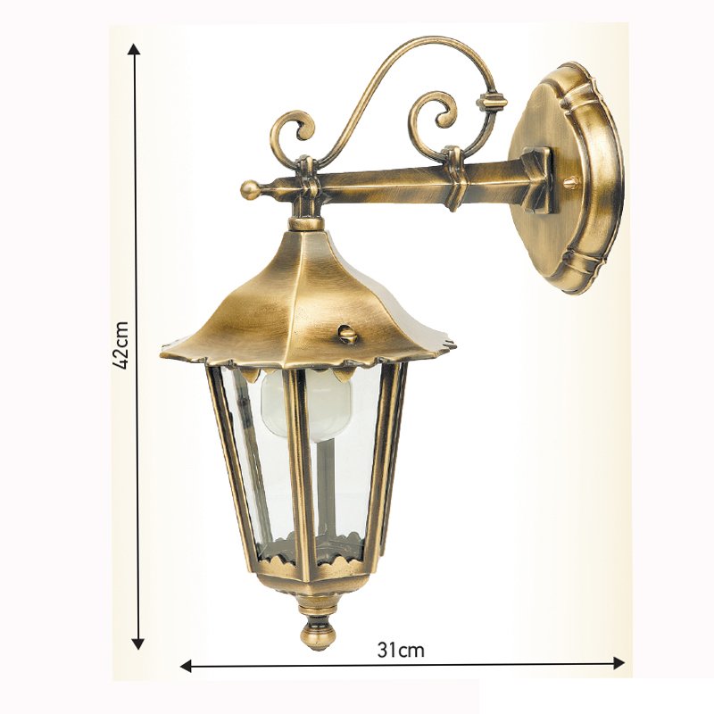 001 brass pygo (5) Ιταλικό Μπρούτζινο Φωτιστικό 0314 - Image 1