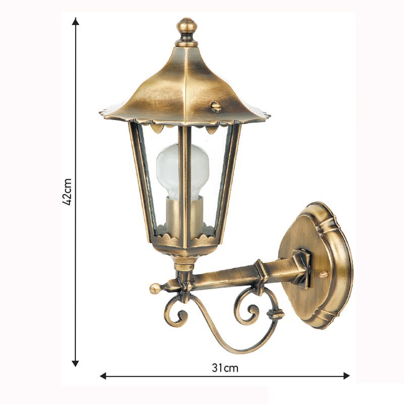 001 brass pygo (6) Ιταλικό Μπρούτζινο Φωτιστικό 0315 - Image 1