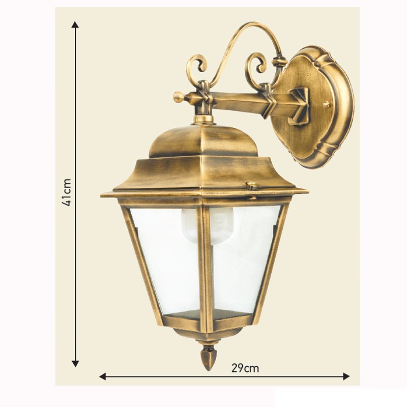 002 brass pygo (19) Ιταλικό Μπρούτζινο Φωτιστικό 0352 - Image 1