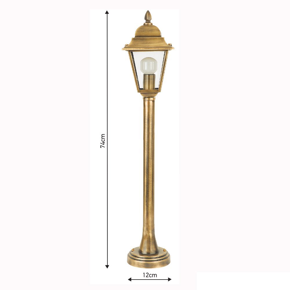 002 brass pygo (2) Ιταλικό Μπρούτζινο Φωτιστικό 0335 - Image 1