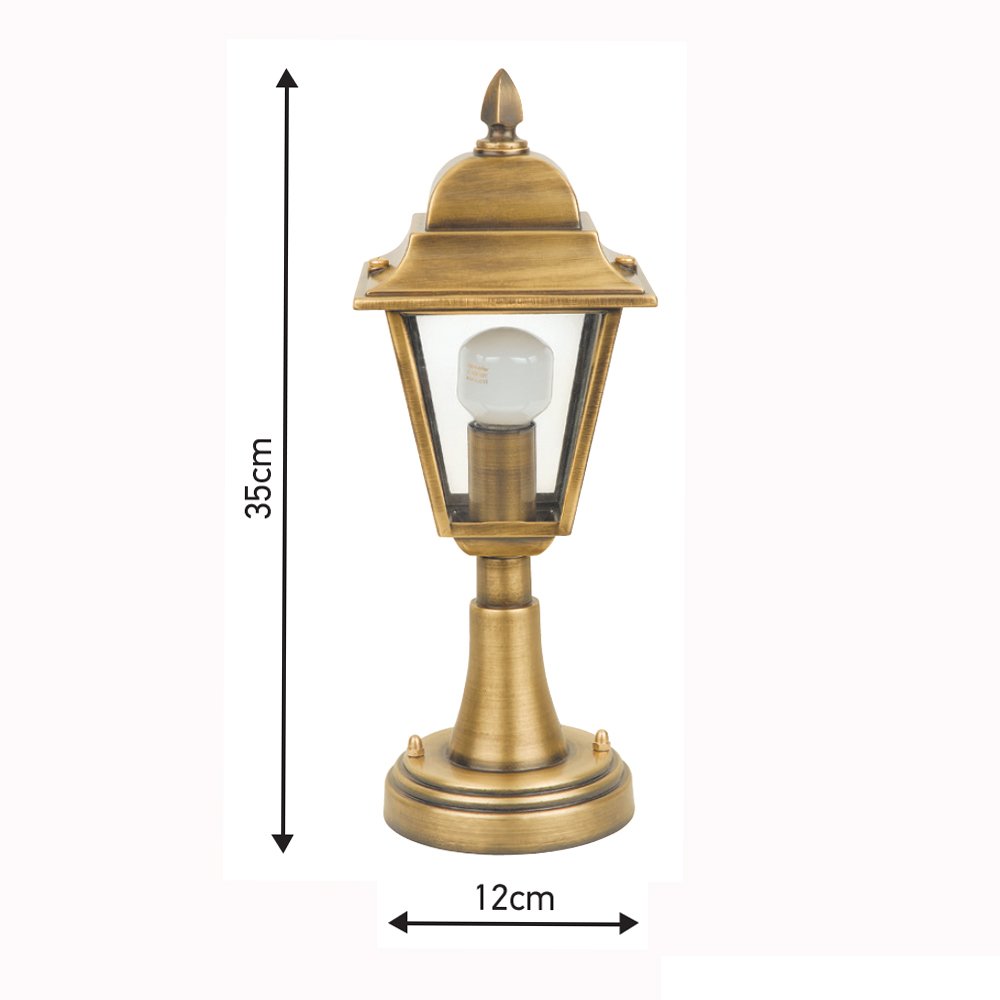 002 brass pygo (3) Ιταλικό Μπρούτζινο Φωτιστικό 0336 - Image 1