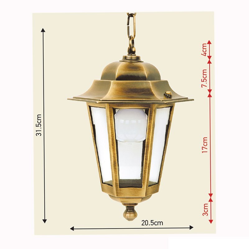 002 brass pygo (34) Ιταλικό Μπρούτζινο Φωτιστικό 0284 - Image 1