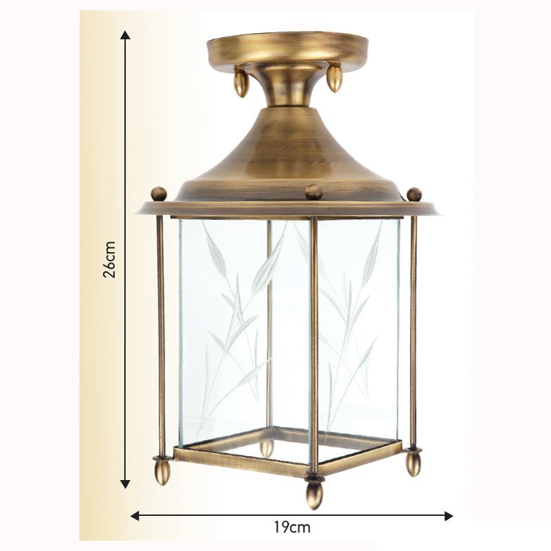 002 brass pygo (41) Ιταλικό Μπρούτζινο Φωτιστικό 0291 - Image 1