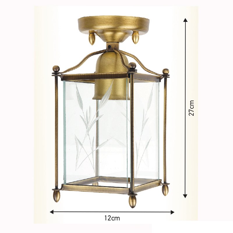 002 brass pygo (45) Ιταλικό Μπρούτζινο Φωτιστικό 0295 - Image 1