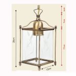 Ιταλικό Μπρούτζινο Φωτιστικό 0298