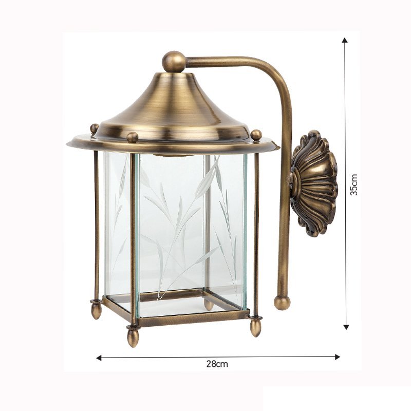 002 brass pygo (50) Ιταλικό Μπρούτζινο Φωτιστικό 0300 - Image 1