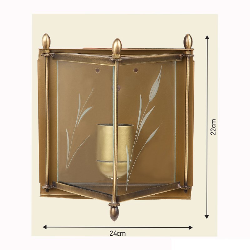 002 brass pygo (55) Ιταλικό Μπρούτζινο Φωτιστικό 0305 - Image 1