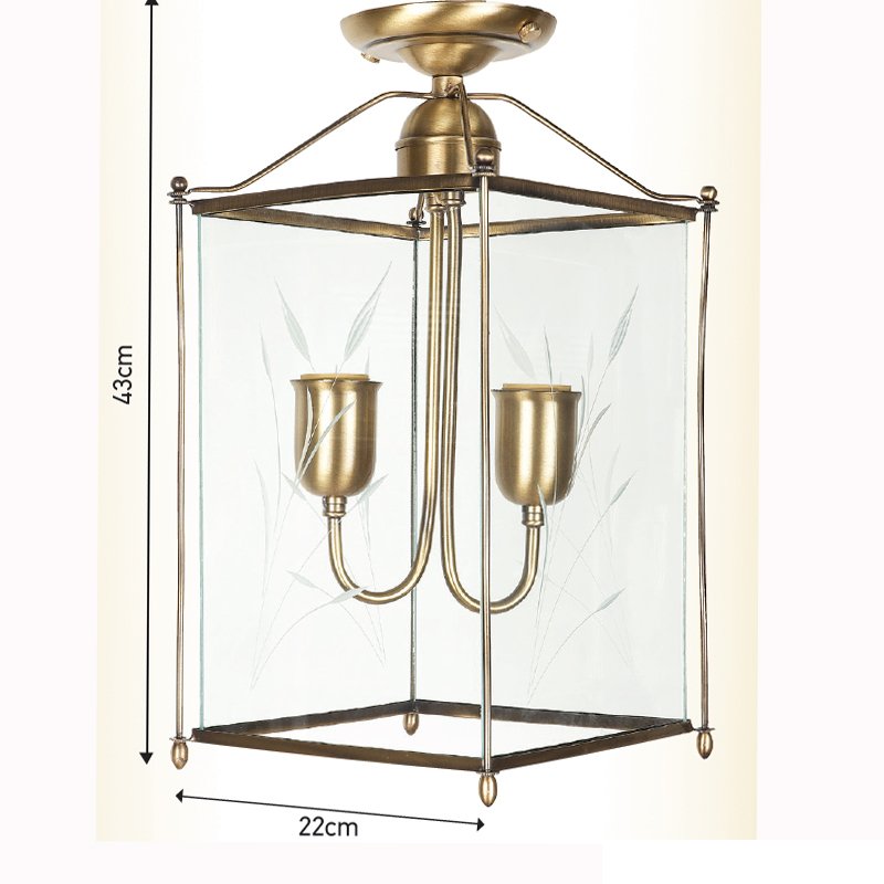 002 brass pygo (57) Ιταλικό Μπρούτζινο Φωτιστικό 0307 - Image 1