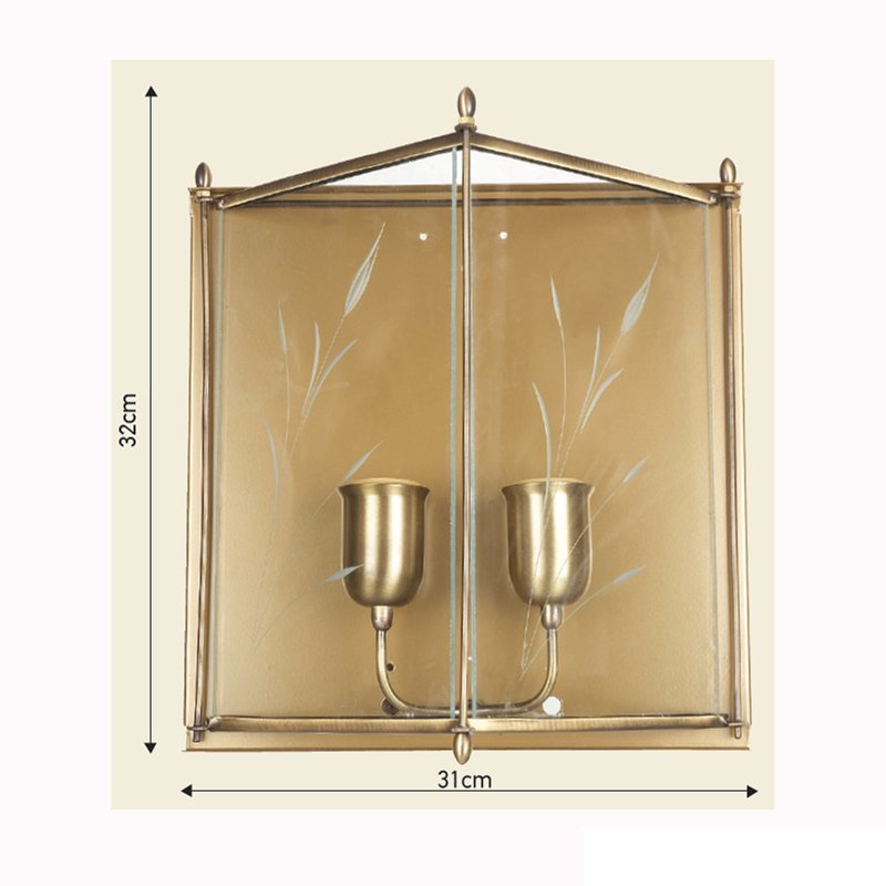 002 brass pygo (58) Ιταλικό Μπρούτζινο Φωτιστικό 0308 - Image 1