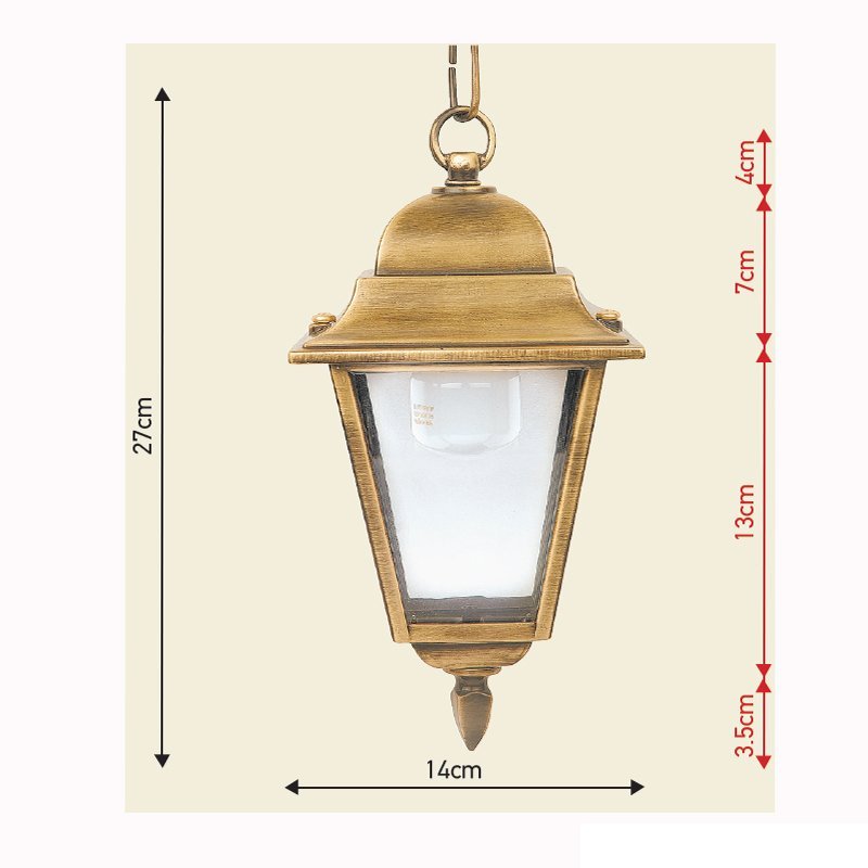 002 brass pygo (6) Ιταλικό Μπρούτζινο Φωτιστικό 0339 - Image 1