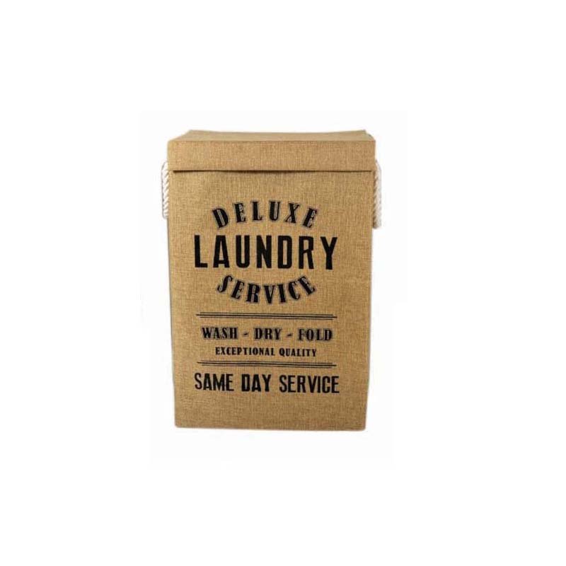 003kalathi-aplyton-yfasma Καλάθι απλύτων “Ύφασμα” Μπέζ - Image 1