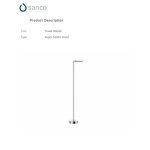 Χαρτοθήκη Δαπέδου Dark Μπρονζέ Sanco 0551-DM25 - Image 2