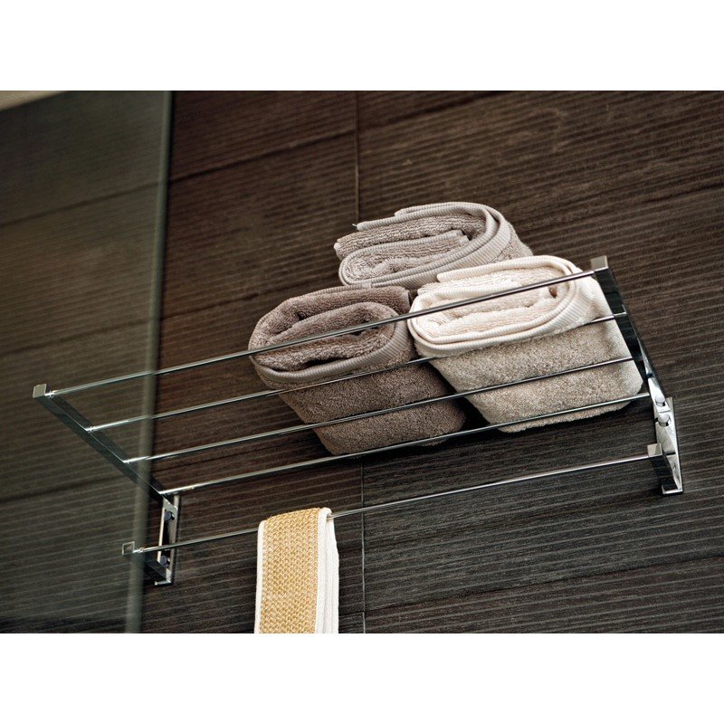 0918-2 Ραφιέρα Πετσετών Sanco Χρώμιο 0918-A03