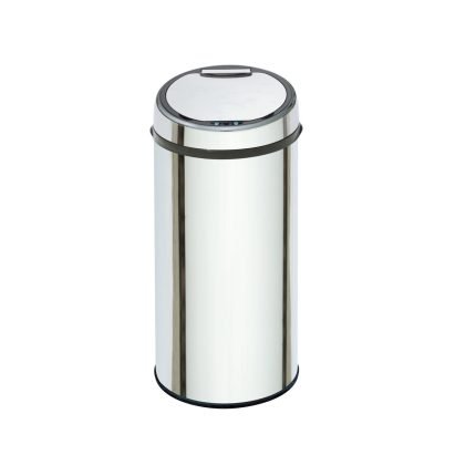 Κάδος 58lt με Διπλό Εσωτερικό Κάδο Χρωμέ με Φωτοκύτταρο Σένσορα