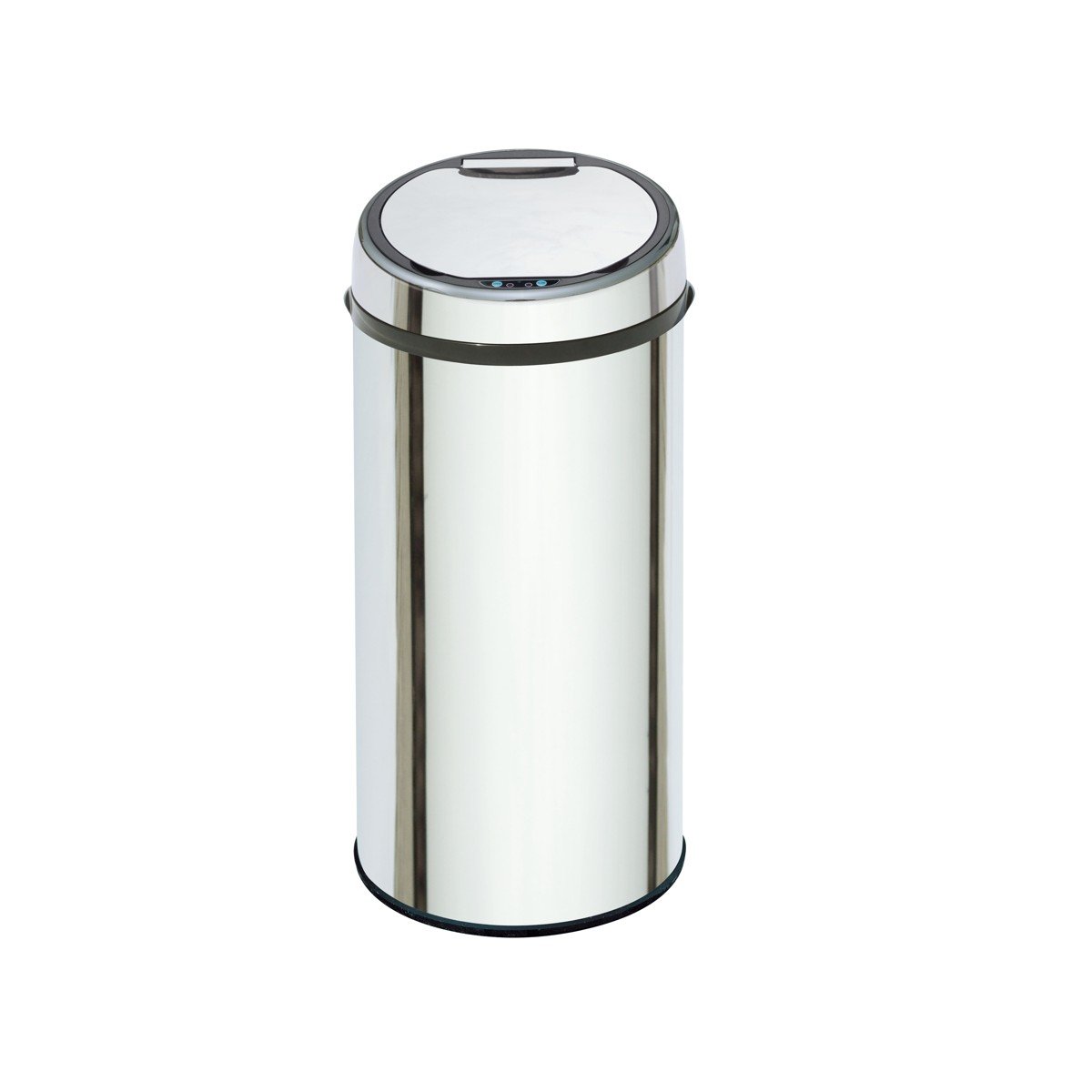 100158 Κάδος 58lt με Διπλό Εσωτερικό Κάδο Χρωμέ με Φωτοκύτταρο Σένσορα