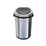 Κάδος 68lt Τροχήλατος Χρωμέ με Φωτοκύτταρο Σένσορα