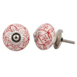 Χειροποίητο Κόκκινο κεραμικό πομολάκι - Image 2