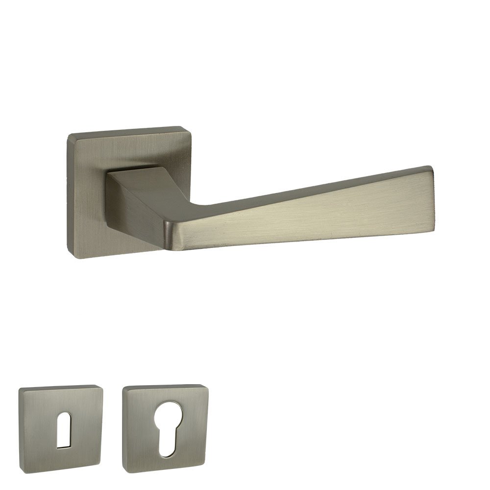 213-ROZ-NM Πόμολο Πόρτας Νίκελ Ματ No 213 Ροζέτα - Image 1