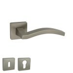 Πόμολο Πόρτας Νίκελ Ματ No 214 Ροζέτα