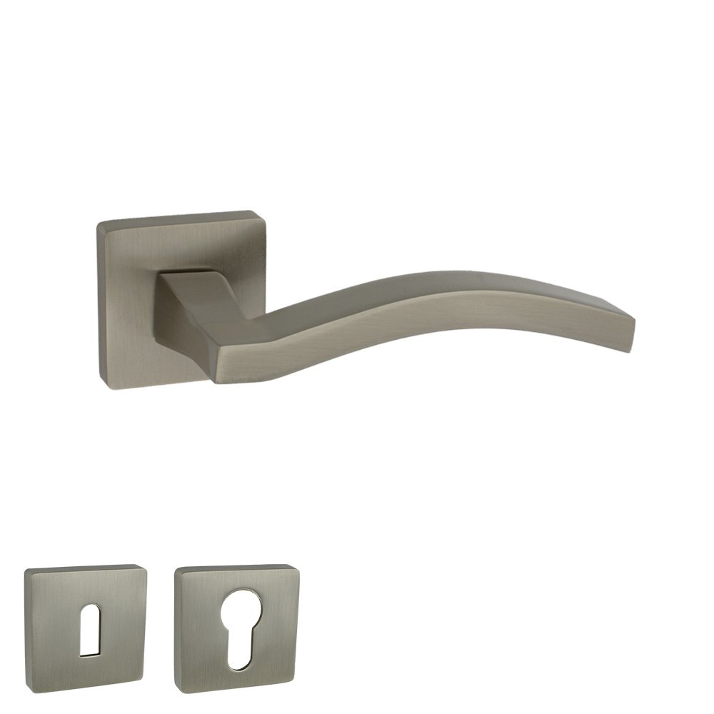 214-ROZ-NM Πόμολο Πόρτας Νίκελ Ματ No 214 Ροζέτα - Image 1