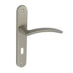 Πόμολο Πόρτας Νίκελ ματ No 215 Πλάκα