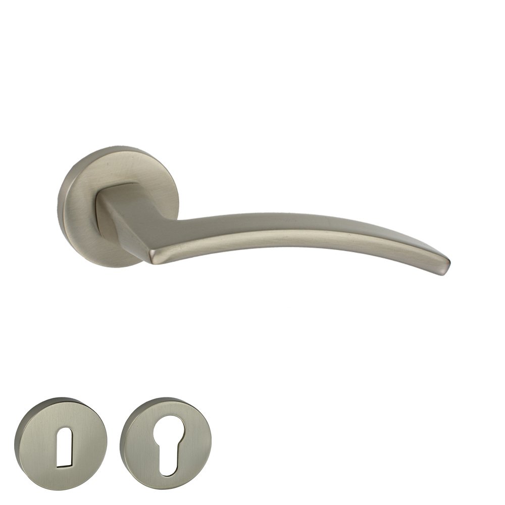 215-ROZ-NM Πόμολο Πόρτας No 215 Ροζέτα - Image 1