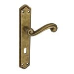 Viobrass Πόμολο Πόρτας Αντικέ No 217 Πλάκα