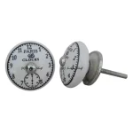 Χειροποίητο κεραμικό πομολάκι Paris Clocks