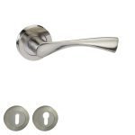 Πόμολο Πόρτας Νίκελ Ματ No 4084 Ροζέτα