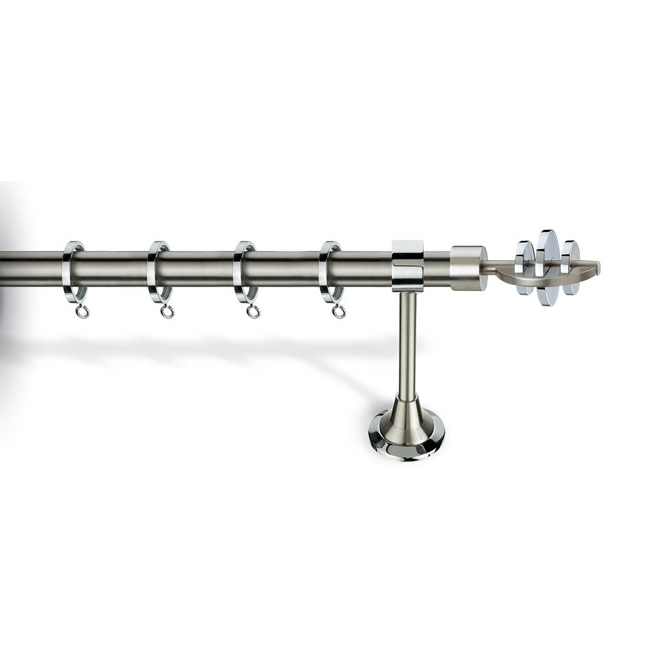 4380-NM Κουρτινόβεργα μεταλλική Φ25 Νο 4380 - Image 1