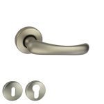 Πόμολο Πόρτας Νίκελ ματ No 64 Ροζέτα