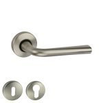 Πόμολο Πόρτας Νίκελ ματ No 65 Ροζέτα